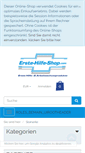 Mobile Screenshot of erste-hilfe-shop.com